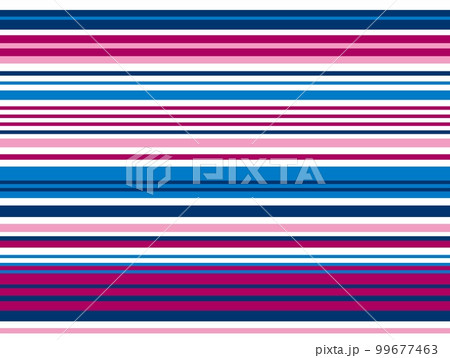 ボーダー模様　ビビッド 99677463