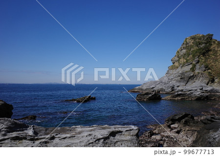 千葉県大房岬の増間島 千葉県大房岬の増間島 99677713