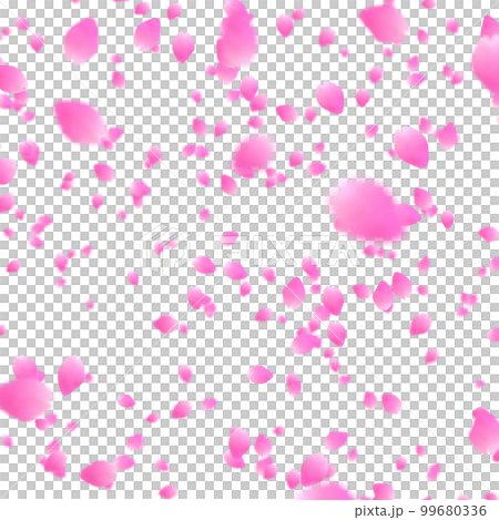 模糊的櫻花風暴的 3D 渲染 模糊的櫻花風暴的 3D 渲染 99680336
