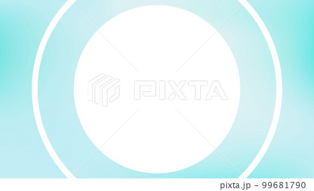 Blurred light blue vector banner with a circle 99681790