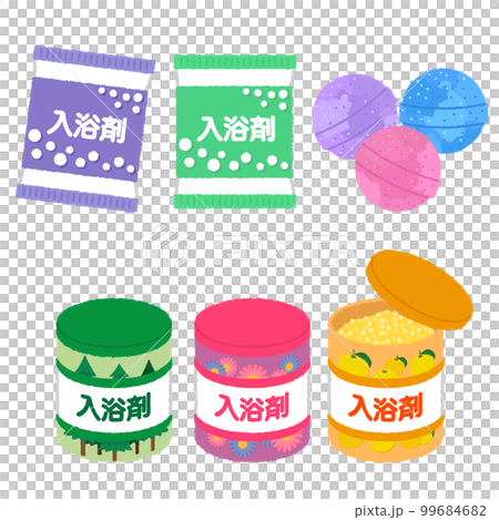 浴鹽的插圖 浴鹽的插圖 99684682