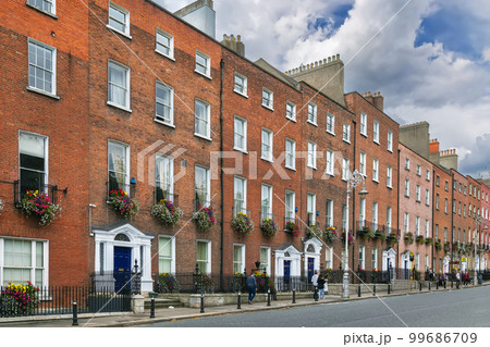 Street in Dublin, Ireland Street in Dublin, Ireland 99686709