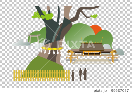 熱田神社的森林參拜 熱田神社的森林參拜 99687057