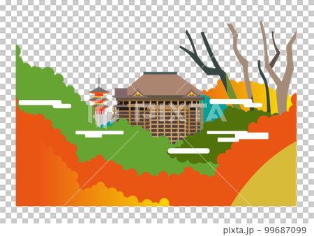 清水寺，古京都的世界遺產 99687099