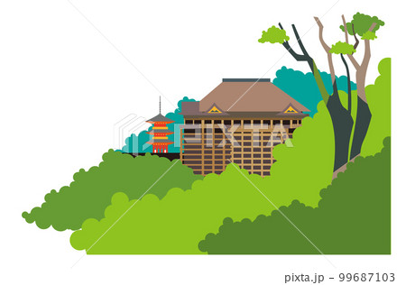 清水寺 古都京都の世界遺産 清水寺 古都京都の世界遺産 99687103