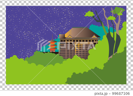 清水寺　古都京都の世界遺産 99687106