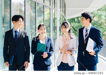 ビジネス　男女 99687165
