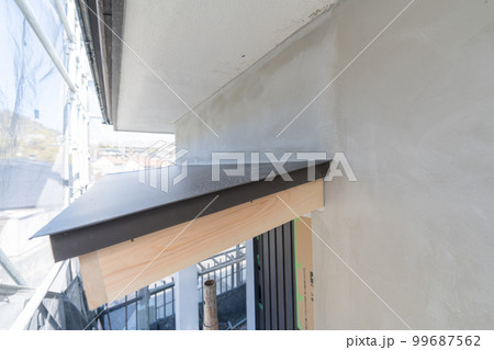 モルタルの塗り壁 モルタルの塗り壁 99687562