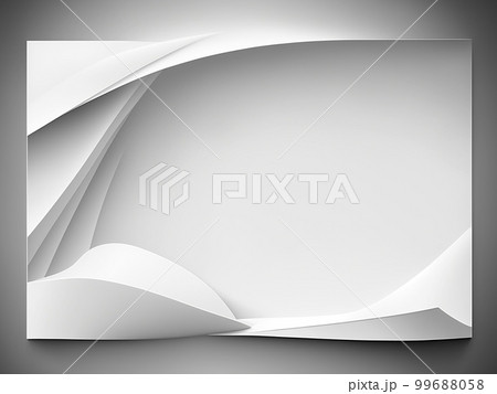 不思議な白い空間の背景素材 不思議な白い空間の背景素材 99688058