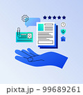 Offers of the best vacancies. Illustration of recruiting 99689261
