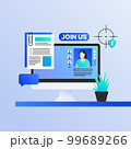 Find new Employees, Resume Review. Recruitment Illustration  99689266