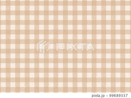 カフェ色ギンガムチェック背景素材 99689337