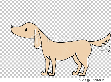 狗搖尾巴的插圖 99689466