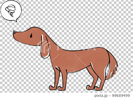 不機嫌な犬のイラスト 不機嫌な犬のイラスト 99689499
