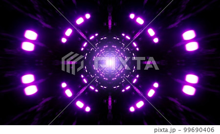 Flickering Dark Purple Light Lamp Tunnel 99690406