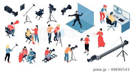 Isometric Cinema Production Set Isometric Cinema Production Set 99690543