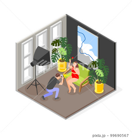 Overweight Woman Model 99690567