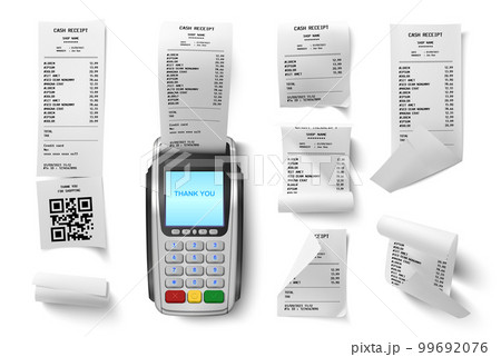 PoS Terminal Receipts Set 99692076