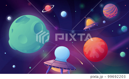UFO In Space Composition 99692203