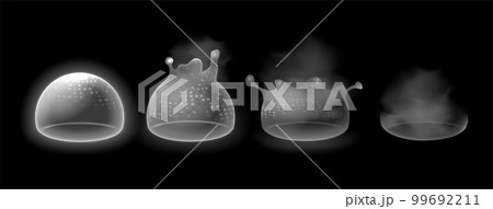 Antiviral Bubble Shields Realistic Set 99692211