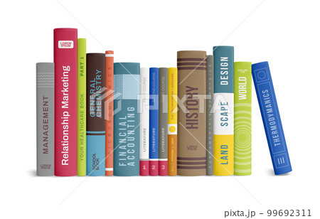 Row Of Books Composition 99692311