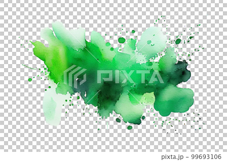 Image material: Abstract green watercolor brush texture Image material: Abstract green watercolor brush texture 99693106