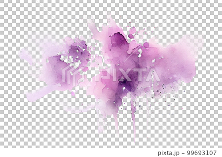 Image material: Abstract purple watercolor brush texture 99693107