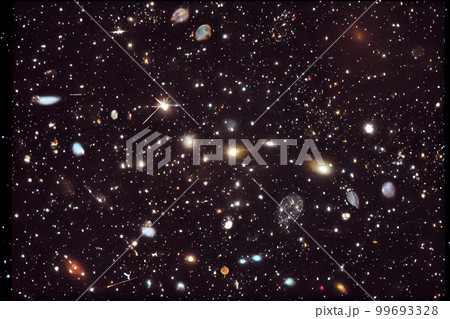イメージ素材:宇宙のイメージ背景（Generative AI） 99693328