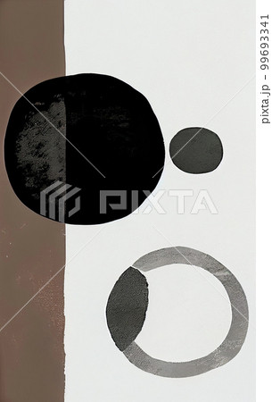 背景素材:モダンで落ち着いたアーストーンの抽象的な背景（Generative AI） 99693341