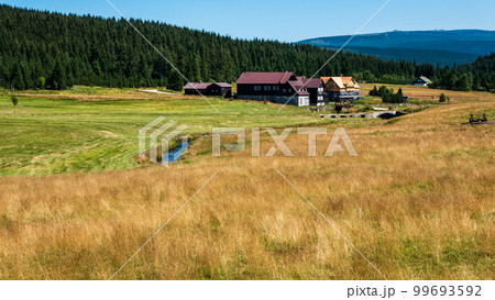 Countryside mountain landscape. 99693592