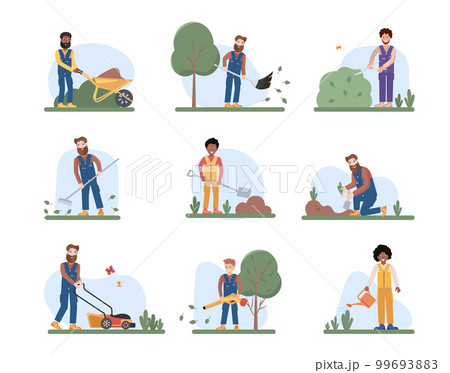 Professional Gardeners Flat Set 99693883