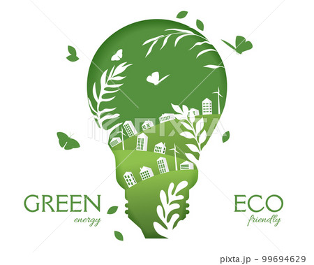 Green city. Nature and Renewable Energy. Green Energy and Natural Resource Conservation. Green city. Nature and Renewable Energy. Green Energy and Natural Resource Conservation. 99694629