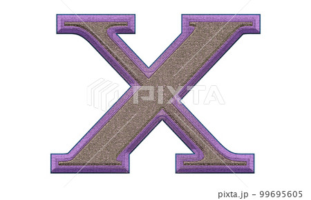 Decorative letter on transparent background.Art font illustration. Decorative letter on transparent background.Art font illustration. 99695605