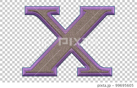 Decorative letter on transparent background.Art font illustration. Decorative letter on transparent background.Art font illustration. 99695605
