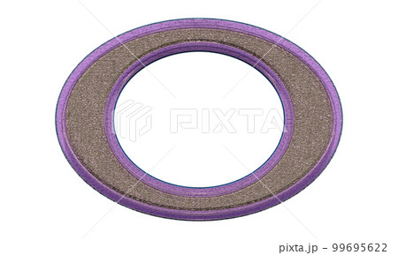 Decorative letter on transparent background.Art font illustration. 99695622