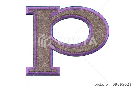 Decorative letter on transparent background.Art font illustration. Decorative letter on transparent background.Art font illustration. 99695623