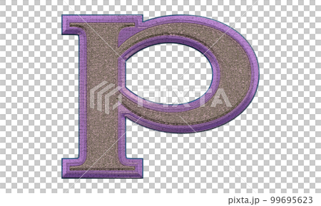 Decorative letter on transparent background.Art font illustration. Decorative letter on transparent background.Art font illustration. 99695623