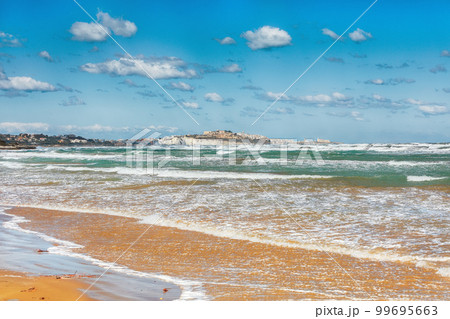 Gorgeous view on Vieste and Pizzomunno beach Gorgeous view on Vieste and Pizzomunno beach 99695663