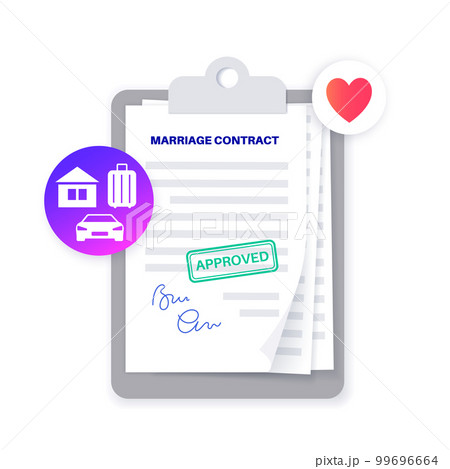 Legal marriage document 99696664