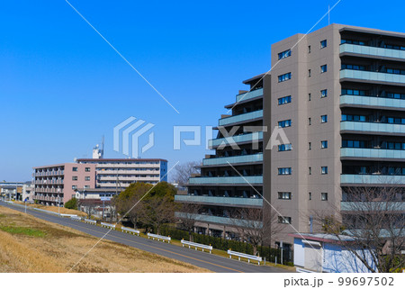 千葉県松戸市古ヶ崎の風景2023年2月 千葉県松戸市古ヶ崎の風景2023年2月 99697502