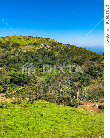 鈴鹿セブンマウンテンの藤原岳登山:藤原岳山頂から見る藤原山荘とカレンフェルト 鈴鹿セブンマウンテンの藤原岳登山:藤原岳山頂から見る藤原山荘とカレンフェルト 99698928