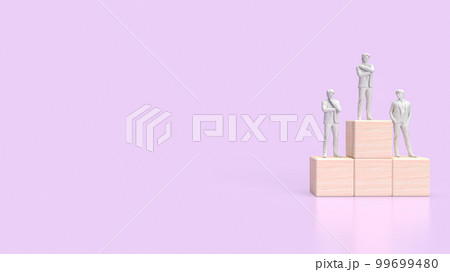 The Business podium for challenge concept 3d rendering 99699480