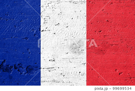 Country flag painted on the wall Country flag painted on the wall 99699534