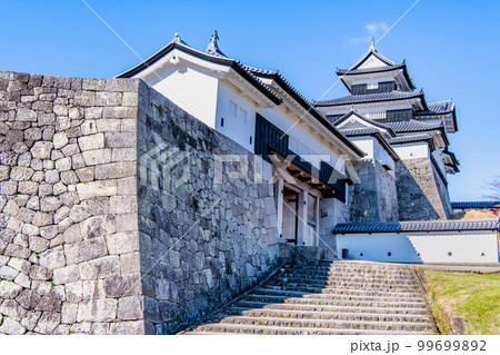 福島県 小峰城　～前御門と三重櫓～ 99699892