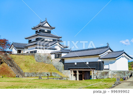 福島県 小峰城　～前御門と三重櫓～ 99699902
