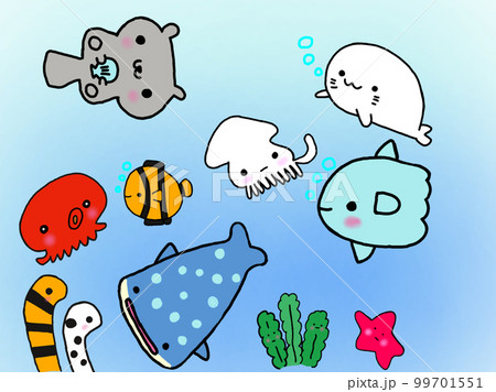 海イラスト 海イラスト 99701551
