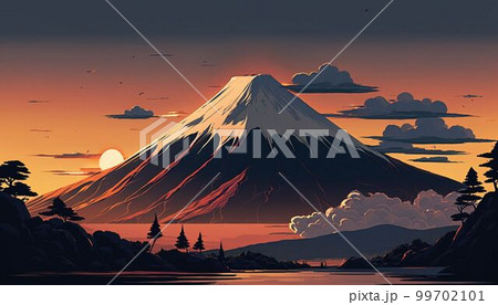 富士の初日の出