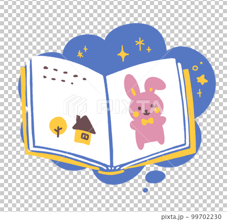 手描きの絵本素材 99702230