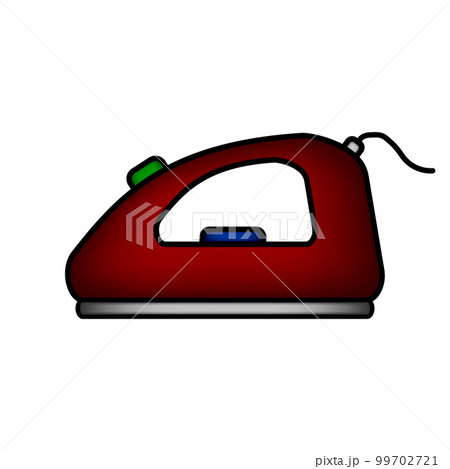 Iron icon on white. Iron icon on white. 99702721