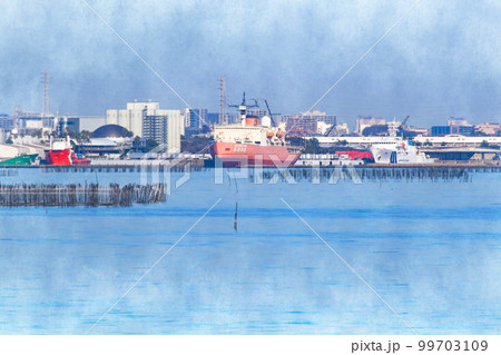 船橋の風景　南極観測船しらせ　HIRASE5002 99703109